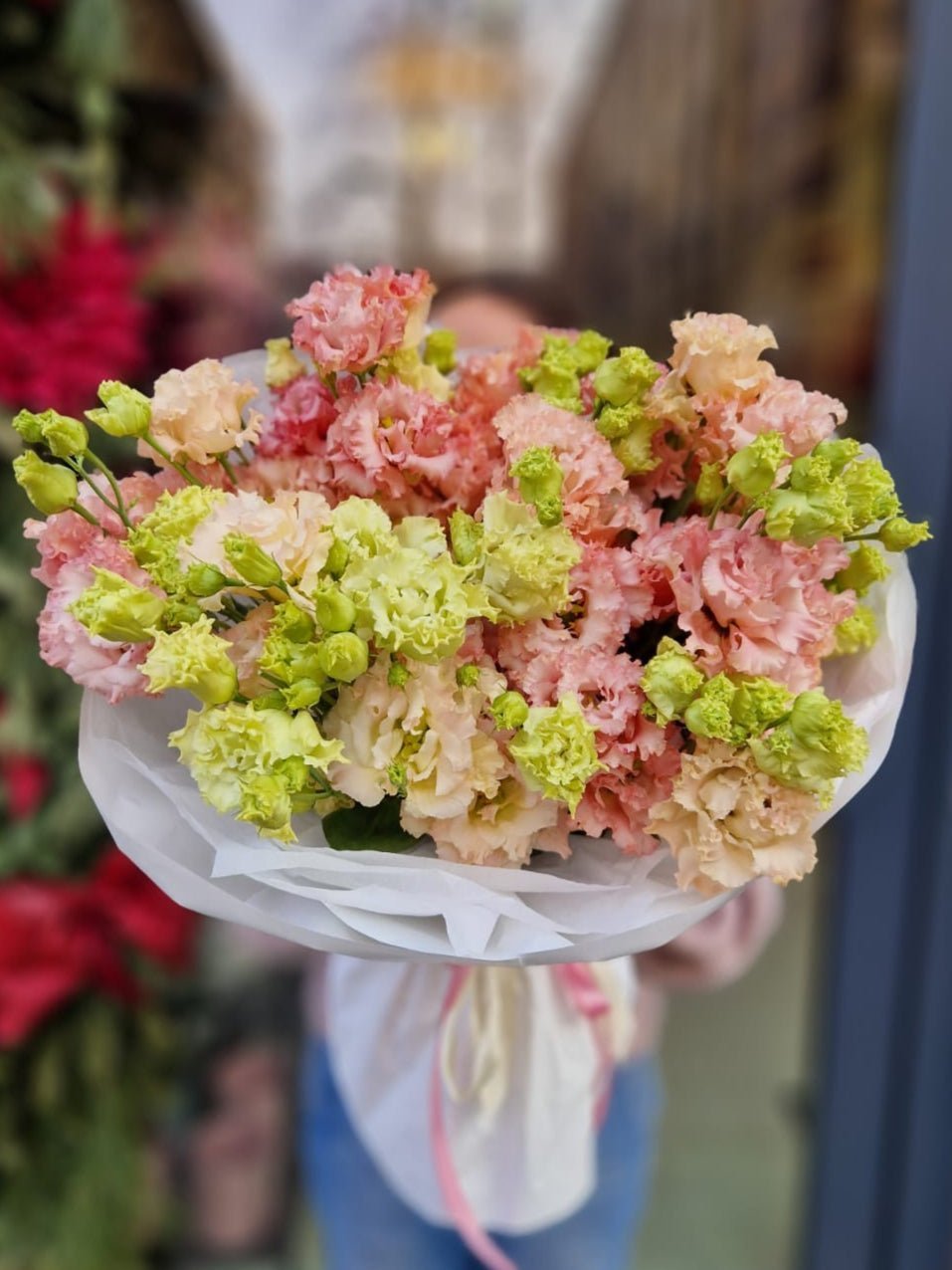 Bukiet Kwiatów Eustoma - kwiaty Flower Store Warszawa