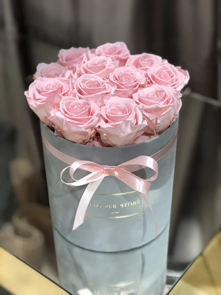 Wieczne róże na płasko - wiele kolorów - kwiaty Flower Store Warszawa
